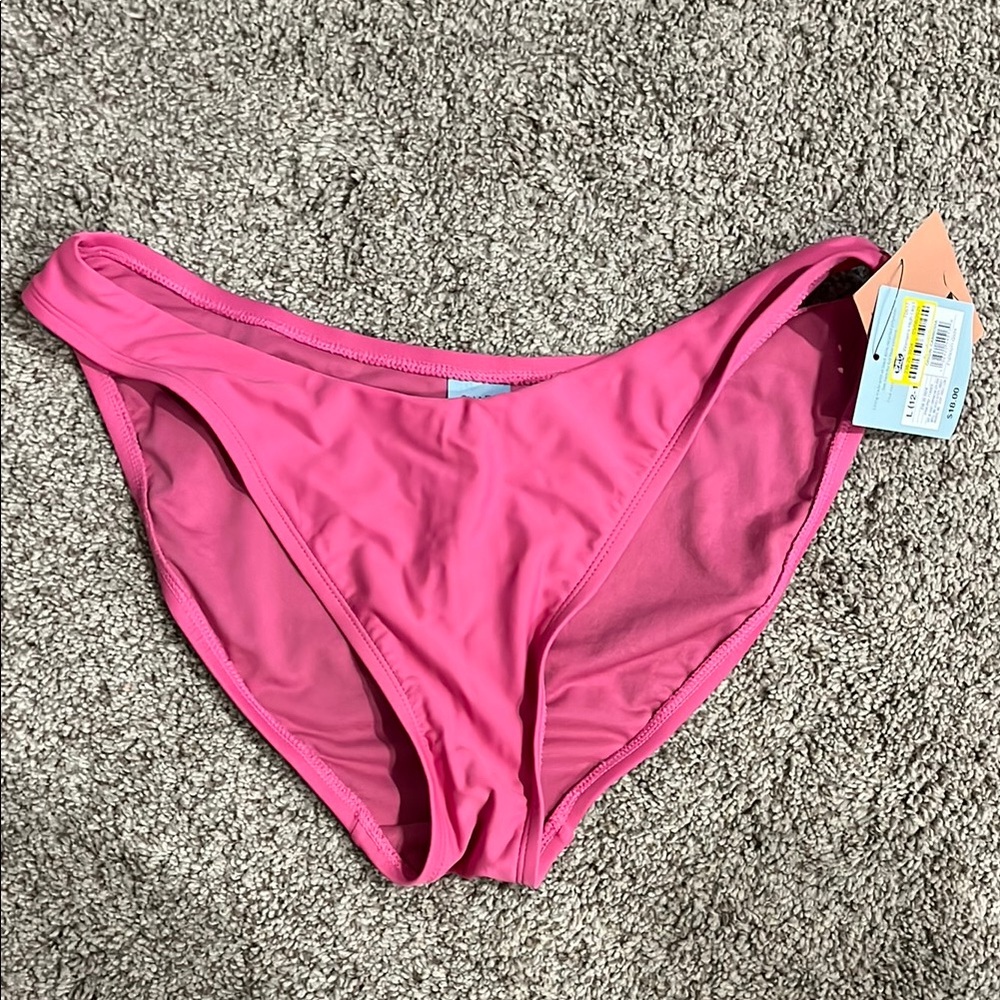 Shade & Shore Pink Bikini Swimwear Bottoms size Large